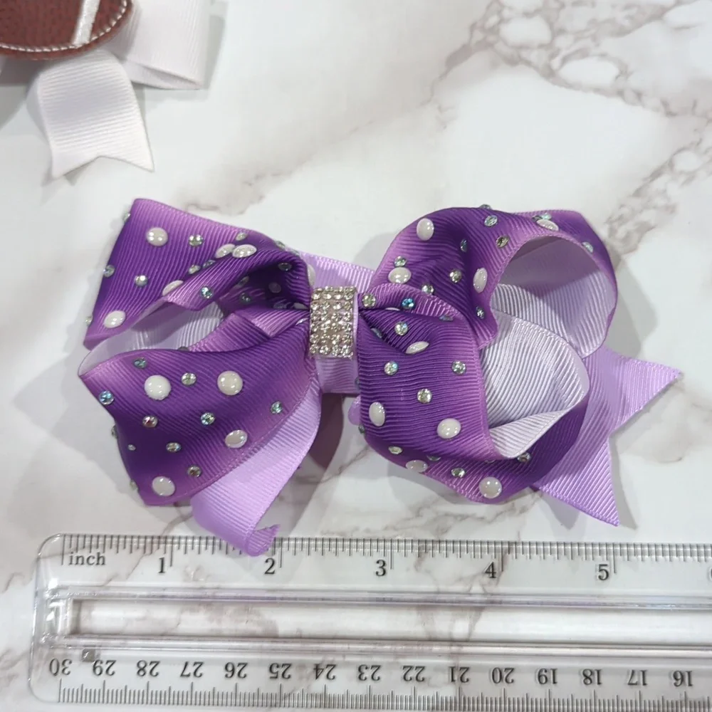 Baltimore Orioles Ravens Boutique Bow Collection with football ring
